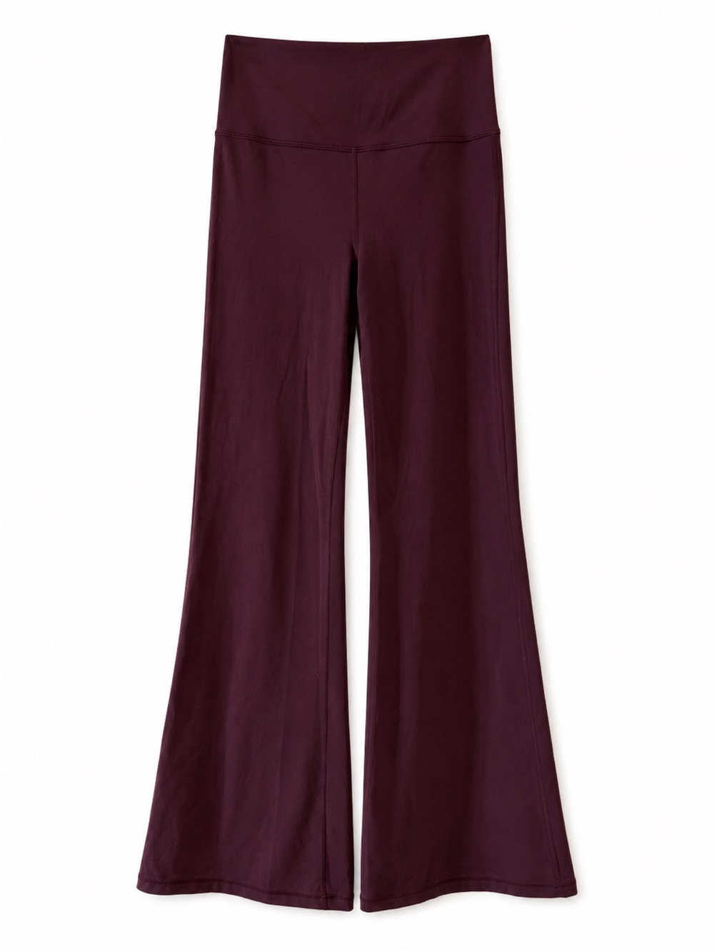Athleta Elation Flare Pant Burgundy High Rise Yoga Pants Size Small Petite